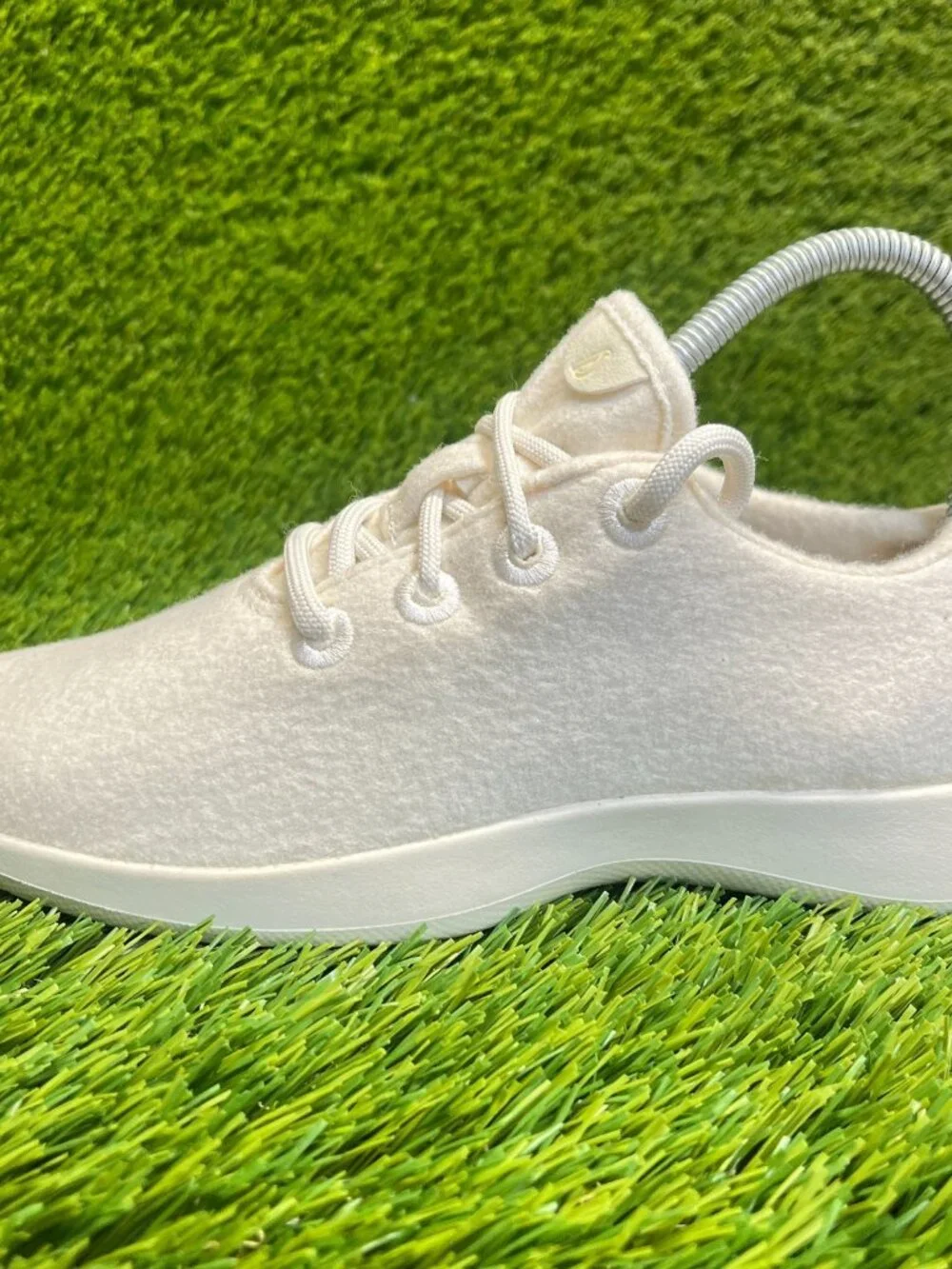 Allbirds Wool Runners Natural White Womens Size 7 Running Walking Shoes Sneakers